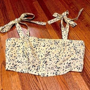 Nicholas Wylda Tie Strap Crop Top Size US 6 NWOT